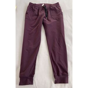 Zyia Active Plum Unwind‎ Drawstring Jogger Womens XL Stretch Athletic Pants